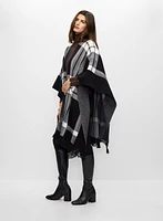 Plaid Print Shawl