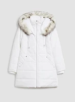 Manteau matelassé à capuchon