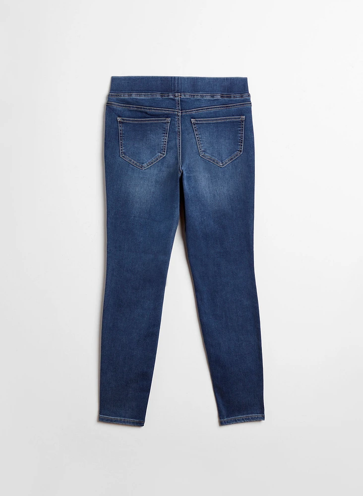 Pull-On Slim Leg Jeans