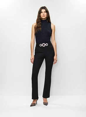 Haut sans manches et pantalon évasé