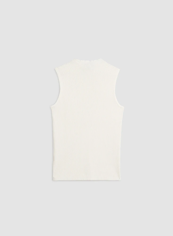 Sleeveless Knit Top
