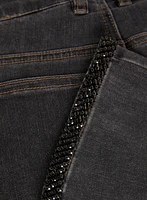 Sequin Trim Jeans