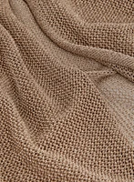 Cardigan long et métallisée