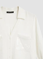 Sequin Pocket Shirt
