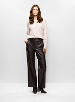 Pull léger en tricot et pantalon à jambe droite