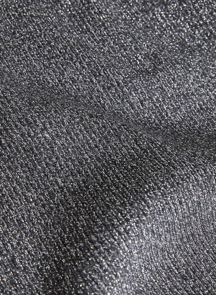 Pull à col roulé et tricot côtelé