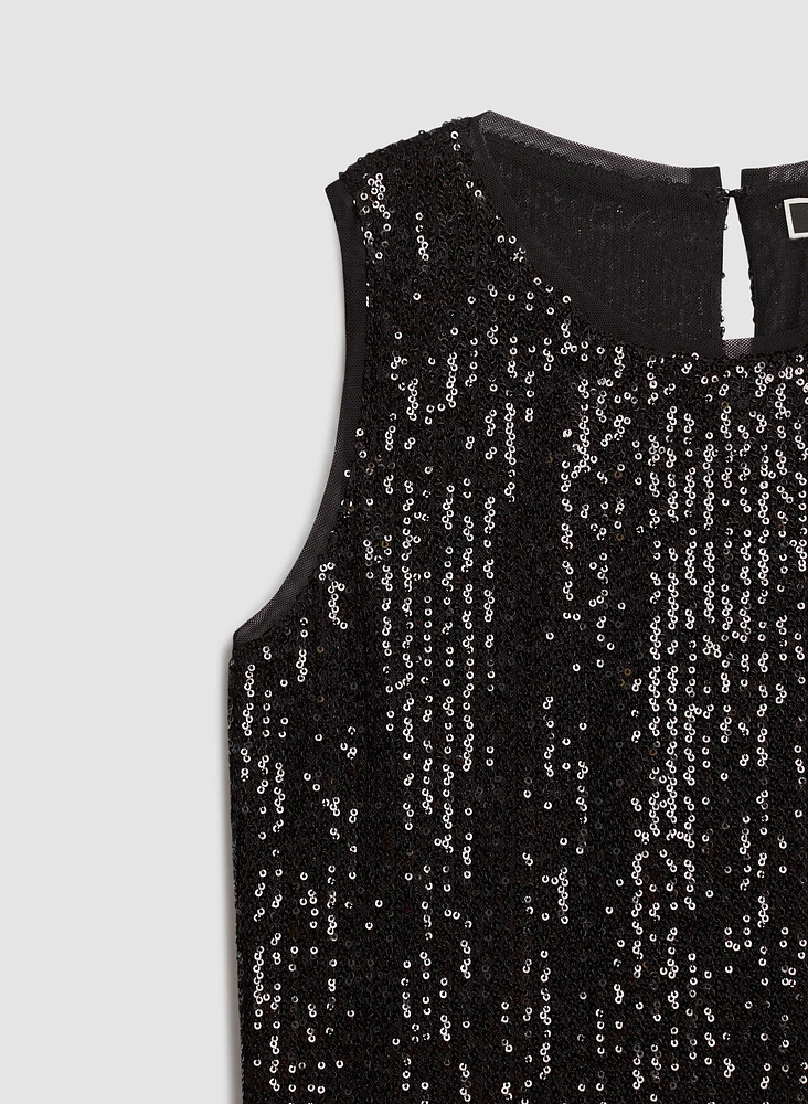Sleeveless Sequin Top