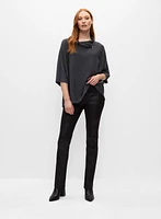 Madison Pull-On Faux Suede Pants