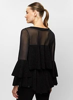 Tiered Ruffle Illusion Top