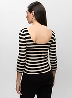 Glitter Striped Tee