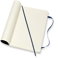 Moleskine Classic Notebook, Large, Ruled, Sapphire Blue
