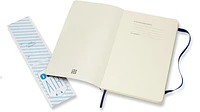 Moleskine Classic Notebook, Large, Ruled, Sapphire Blue