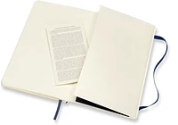 Moleskine Classic Notebook, Large, Ruled, Sapphire Blue