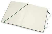 Moleskine Notebook, Extra Large, Ruled, Myrtle Green, Hard Cover (7.5 x 9.75)