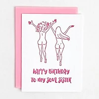 Soul Sister Birthday Card