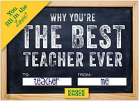 Why You're The Best Teacher Ever
