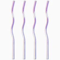 Wavy Glass Straws