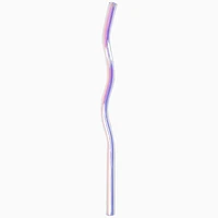 Wavy Glass Straws