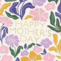 Nouveau Floral Mother's Day Large Gift Bag
