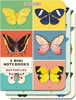 Butterflies Mini Notebooks S/3