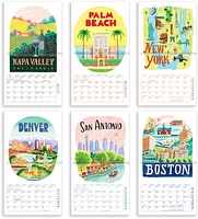 2025 Seedlings US Cities Wall Calendar