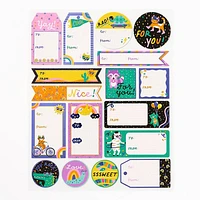 Rad Critters Adhesive Gift Tags