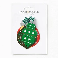 Glitter Ornament Gift Tags