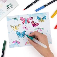 Tombow Watercolor Set ¿ Complete Kit with Dual Brush Pens, Water Brush, and Accessories