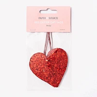 Red Glitter Gift Tags