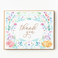 Pastel Woodland Thank You Card Set
