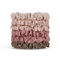 Petite Terracotta Satin Scrunchies