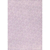 Debossed Purple Flower Fine Paper