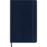 Moleskine Classic Notebook, Large, Ruled, Sapphire Blue