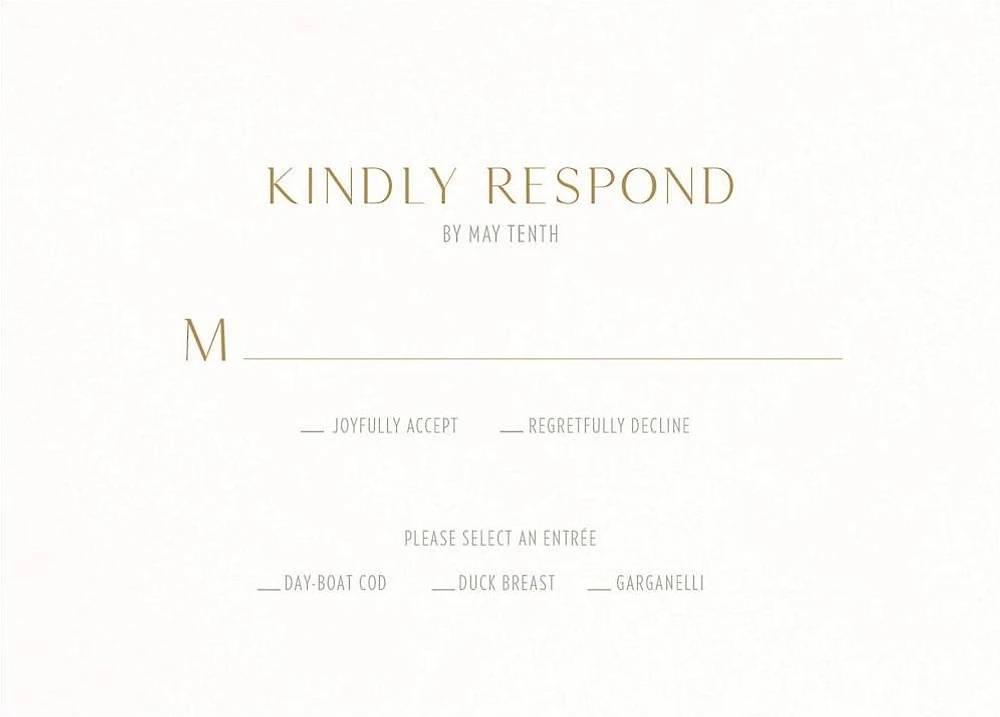 Lush Canopy Response Card