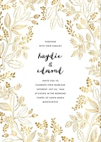 Queen Anne Wedding Invitation