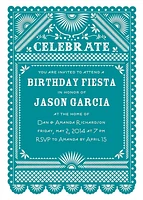 Fiesta Flag Birthday Party Invitation