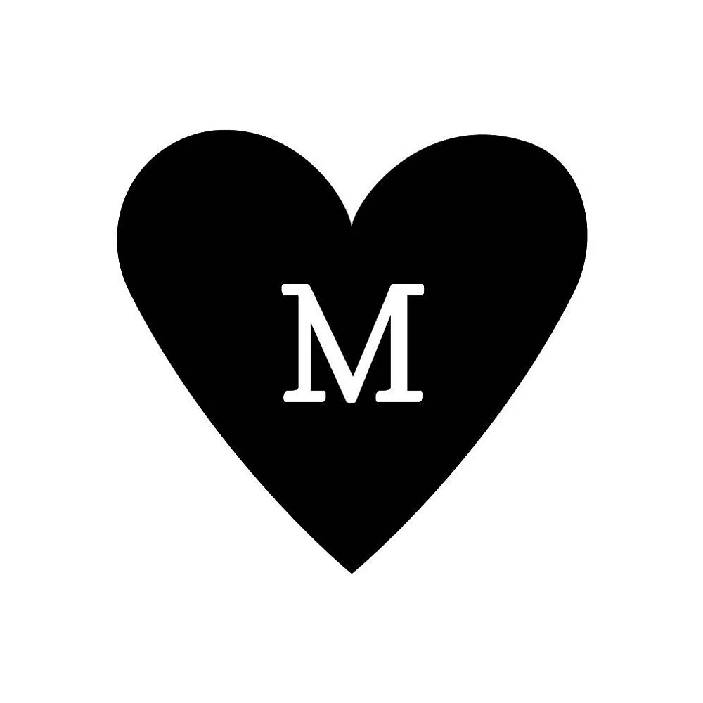 Filled Heart Stamp Plate