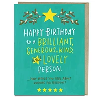 BDAY Brilliant, Generous, Kind, Lovely