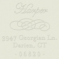 Pearl Border Custom Embosser Plate