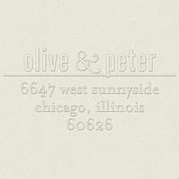Bold Ampersand Custom Embosser Plate