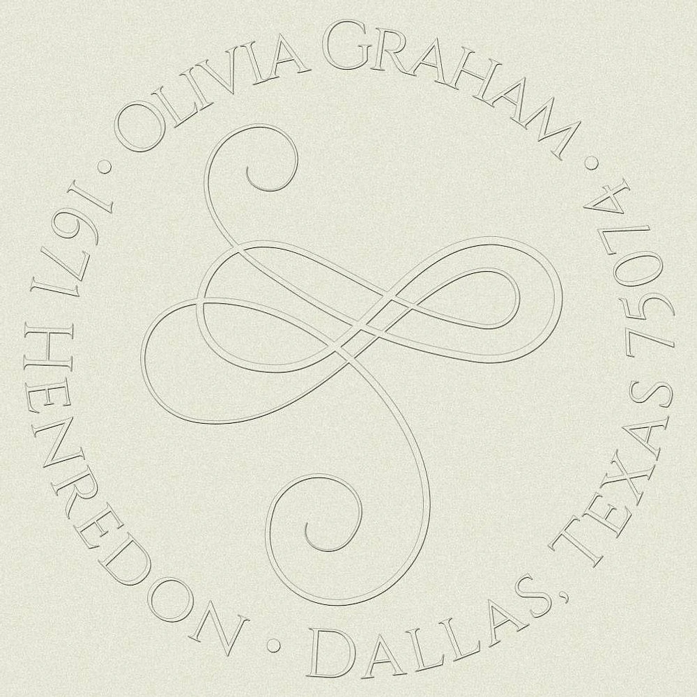 Flourish Custom Embosser Plate