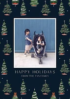 Tinsel Tree Holiday Photo Card