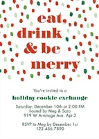 Holiday Flurry Party Invitation