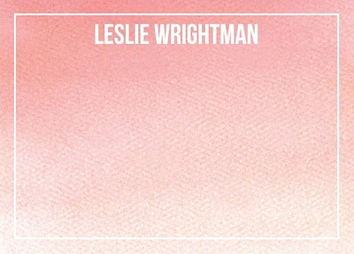 Watercolor Ombre A6 Stationery