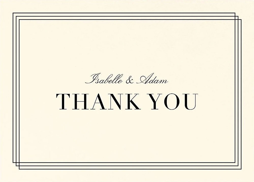 Classic Lined Frame Stationery