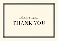 Classic Lined Frame Stationery