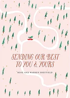Watch for Reindeer Crossings Invitation