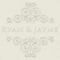 Custom Name Embossing Plates Vintage Swirl Top Load