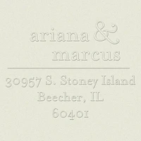 Ampersand Custom Embosser Plate