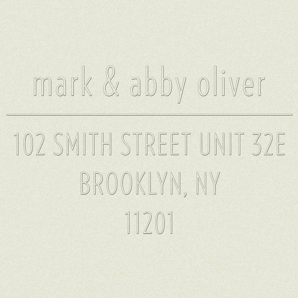 Lowercase with Ampersand Custom Embosser Plate